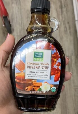CINNAMON VANILLA INFUSED MAPLE SYRUP, CINNAMON VANILLA