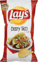 CRISPY TACO FLAVORED POTATO CHIPS, CRISPY TACO