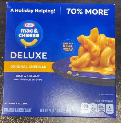 DELUXE ORIGINAL CHEDDAR MACARONI & CHEESE SAUCE