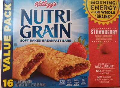 Kellogg's Nutri-Grain Cereal Bars Strawberry 20.8oz