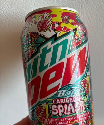 BAJA CARIBBEN SPLASH SODA, GUAVA