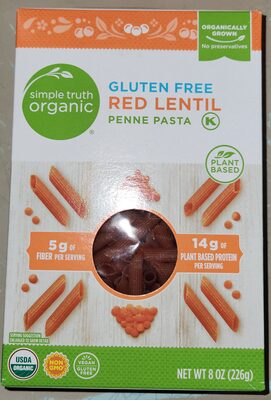 Gluten Free Red Lentil Penne Pasta