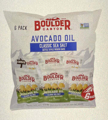 Avocado Oil Classic Sea Salt Kettle Style Potato Chips