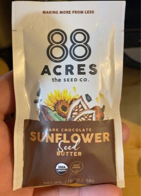 DARK CHOCOLATE SUNFLOWER SEED BUTTER, DARK CHOCOLATE