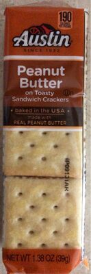 Austin Crackers Toasty Peanut Butter 37.2oz