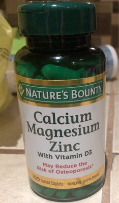 Nature's Bounty Calcium Magnesium Zinc