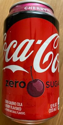 CALORIE FREE COCA-COLA WITH CHERRY FLAVOR, CHERRY