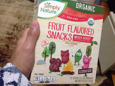 Fruit flavored snacks