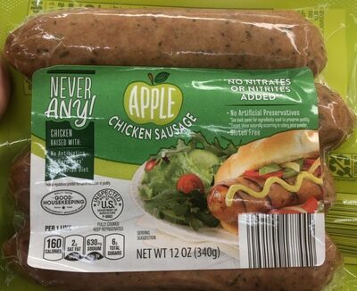 Apple chicken sausage