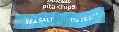 Baked pita chips