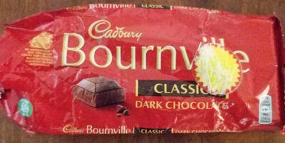 CADBURY BOURNVILLE CHOCOLATE BAR DARK CHOCOLATE 180 GR