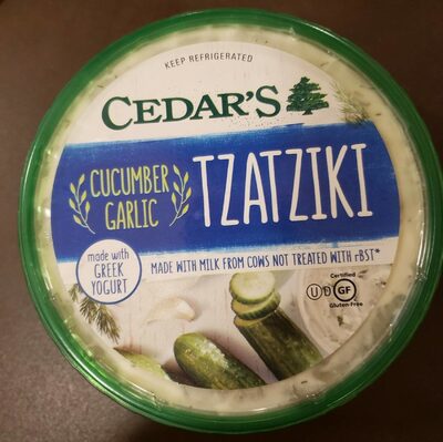 CUCUMBER GARLIC TZATZIKI, CUCUMBER GARLIC