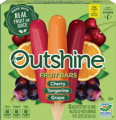 CHERRY, TANGERINE, GRAPE FRUIT BARS, CHERRY, TANGERINE, GRAPE
