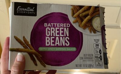 BATTERED GREEN BEANS WITH SPICY DIPPING SAUCE