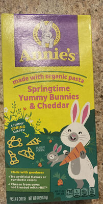 Annie's Springtime Yummy Bunnies & Cheddar Pasta & Cheese