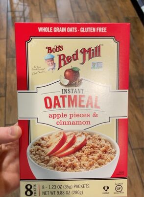 APPLE PIECES & CINNAMON INSTANT OATMEAL, APPLE PIECES & CINNAMON
