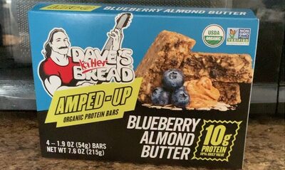 Amped-Up Organic Protein Bars - Blueberry Almond Butter