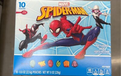 Betty Crocker Spiderman Fruit Snacks 10 Count