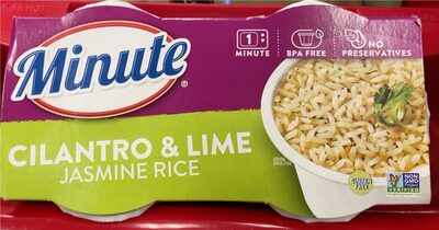 CILANTRO & LIME JASMINE RICE, CILANTRO; LIME