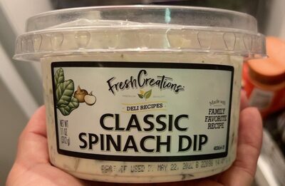 CLASSIC SPINACH DIP, CLASSIC