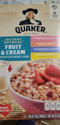 FRUIT & CREAM INSTANT OATMEAL