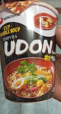 CUP NOODLE SOUP, TEMPURA UDON