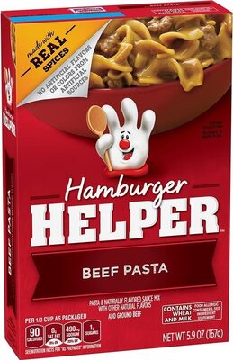 Beef Pasta Hamburger Helper