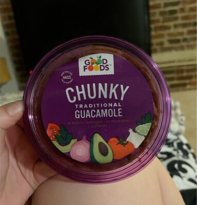 CHUNKY TRADITIONAL GUACAMOLE, CHUNKY
