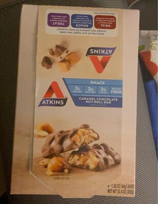 CARAMEL CHOCOLATE NUT ROLL SNACK BARS, CARAMEL CHOCOLATE