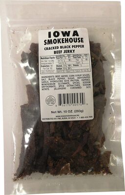 CRACKED BLACK PEPPER BEEF JERKY, CRACKED BLACK PEPPER