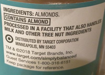 CREAMY ALMOND BUTTER, CREAMY