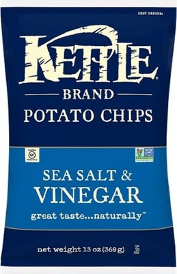 SEA SALT & VINEGAR PARTY SIZE POTATO CHIPS, SEA SALT &VINEGAR