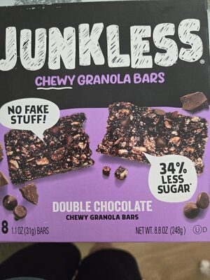 Double Chocolate Chewy Granola Bars