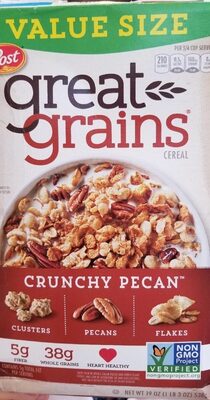 CRUNCHY PECAN CEREAL, CRUNCHY PECAN