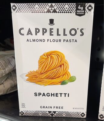GRAIN FREE ALMOND FLOUR PASTA, SPAGHETTI