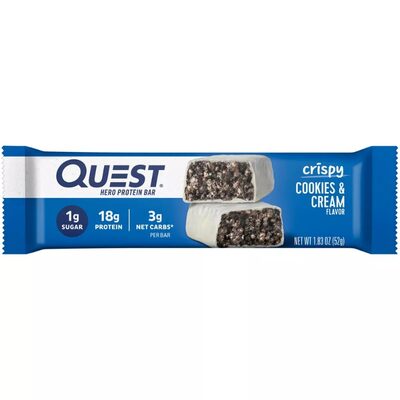 COOKIES & CREAM HERO PROTEIN BAR, COOKIES & CREAM