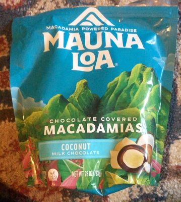 COCONUT MILK CHOCOLATE COVERED MACADAMIAS, COCONUT MILK CHOCOLATE