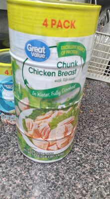 Wal-Mart Stores, Inc. CHUNK CHICKEN BREAST WITH RIB MEAT IN WATER