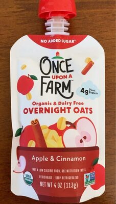 DAIRY-FREE OVERNIGHT OATS WITH APPLE & CINNAMON, APPLE & CINNAMON