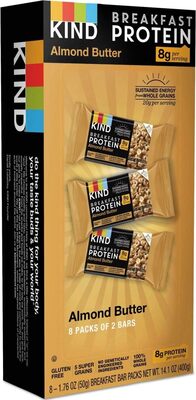 ALMOND BUTTER BREAKFAST PROTEIN BARS, ALMOND BUTTER