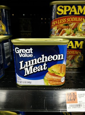 GREAT VALUE, LUNCHEON MEAT