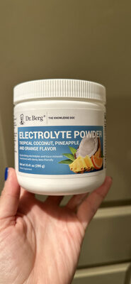 Electrolyte Powder Tropical Coconut, Pineapple and Orange Flavor