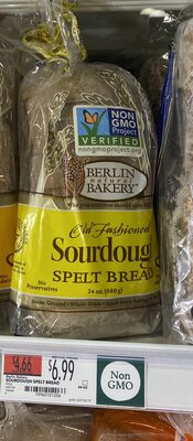 BERLIN NATURAL BAKERY, OLD FASHIONED SOURDOUGH SPELT BREAD