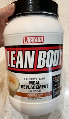 SALTED CARAMEL HI-PROTEIN LEAN BODY REPLACEMENT MEAL SHAKE, SALTED CARAMEL