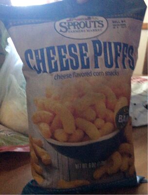 CHEESE FLAVORED CORN SNACKS PUFFS, CHEESE