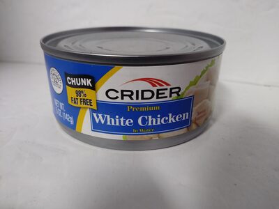 CRIDER, PREMIUM WHITE CHICKEN IN WATER