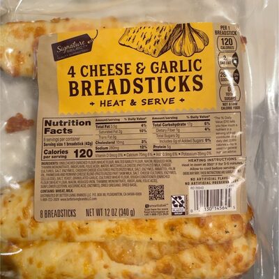 CHEESE & GARLIC BREADSTICKS, CHEESE & GARLIC