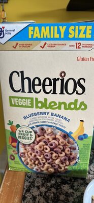 Cheerios Blend Blueberry Banana Breakfast Cereal