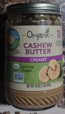 CREAMY CASHEW BUTTER, CREAMY