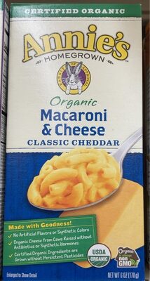 Annie's Organic Classic Cheddar Macaroni & Cheese